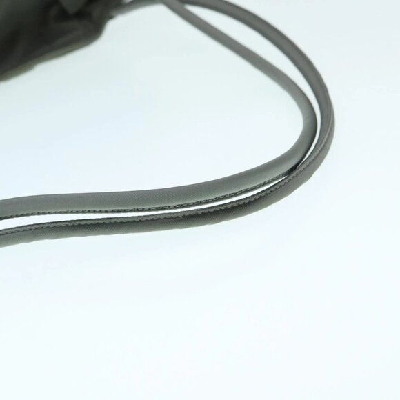 PRADA Tote Bag Nylon Gray Silver Auth - Picture 7 of 16